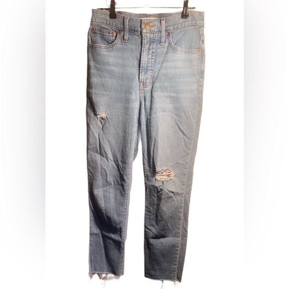 Madewell the perfect vintage stretch 5 pckt Med wash Day 2 nite Trendy Jean 26 - Picture 2 of 5